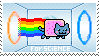 Nyan Cat Portal stamp Nyan Cat Portal stamp